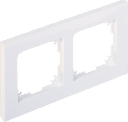 Elektro Plast Switch Cover for 2 Positions Vertical and Horizontal Placement in White Color 4172-00