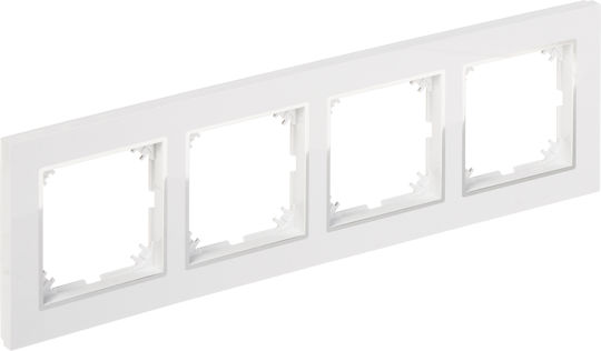 Elektro Plast Switch Cover in White Color 4174-26