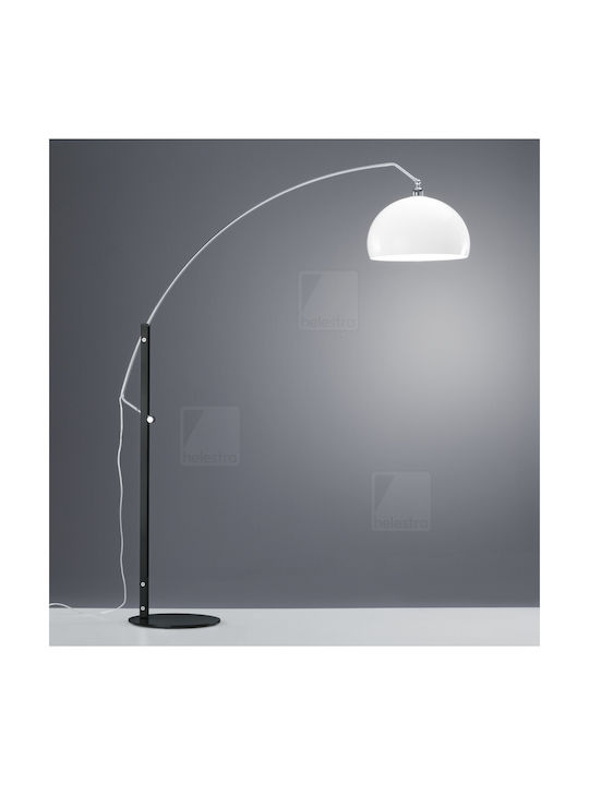 Helestra Floor Lamp with Socket for E27 Bulb Black