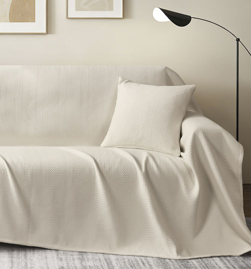 Liolios Home Τριθέσιου Καναπέ Π180xΜ300cm Taupe Liolios Home Τριθέσιου Καναπέ Π180xΜ300cm Taupe