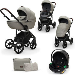 Dovadi Atta 3 in 1 Luxe Graues Kinderwagen