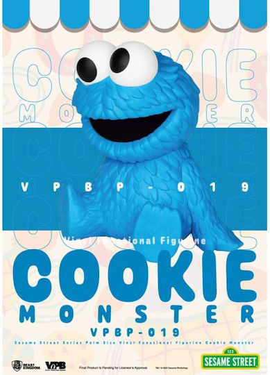 Sesame Street Κουμπαράς Βινυλίου Cookie Monster Ύψος 12cm Μπλε
