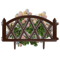 Gard De Grădină Maro 49x30 Cm Gard De Grădină Maro 49x30 Cm