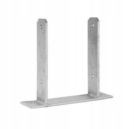 Post Base Geschraubt Auf Beton Verzinkt 75x200 Mm