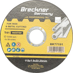 Breckner Metal Cutting Disc 115mm Breckner Metal Cutting Disc 115mm