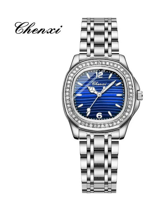 Womens Watch 33mm Battery With Silver Metal Bracelet