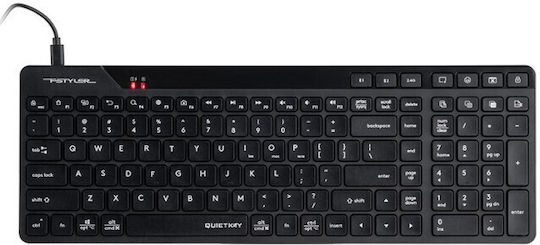 A4Tech Fstyler FBK27C AS Ασύρματο Bluetooth Πληκτρολόγιο International English
