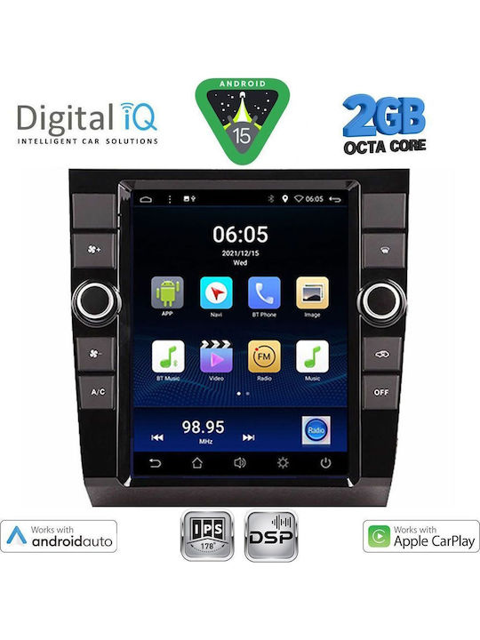 Digital IQ Car Audio System for Audi A4 2002-2008 (Bluetooth/USB/WiFi/GPS/Apple CarPlay/Android Auto) with 9.7" Touch Screen
