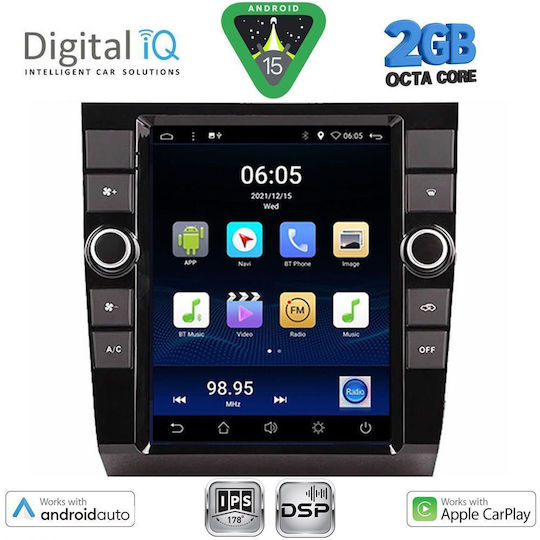 Digital IQ Ηχοσύστημα Αυτοκινήτου για Audi A4 2002-2008 (Bluetooth/USB/WiFi/GPS/Apple-Carplay/Android-Auto) με Οθόνη Αφής 9.7"