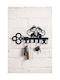 SteweHome Metal Wall Key Holder With Lock 30x18x18cm