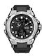 Analog/Digital Men's Battery Watch with Black Ceramic Bracelet