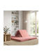 Doppelsitzer Sofa Bett Rosa 140x67x45cm