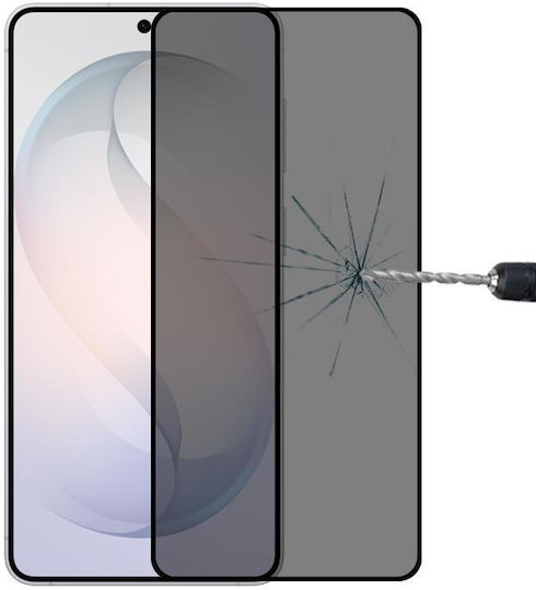 Galaxy S26 FE 5G Vollflächiger Gehärteter Glas Anti-Spionage Displayschutzfolie Unterstützung Fingerabdruck-Entsperrung