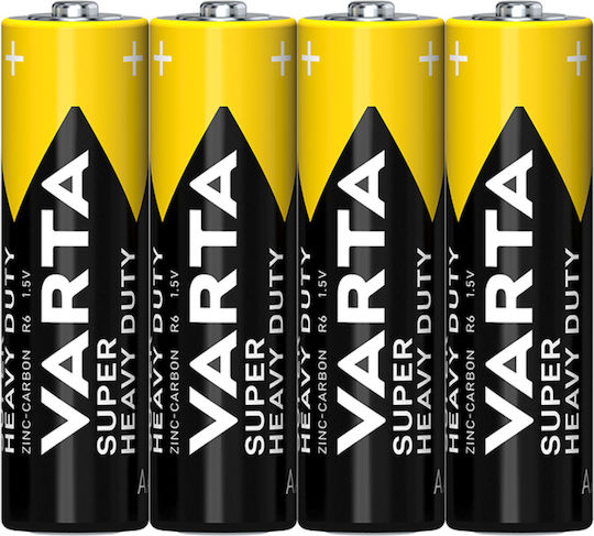 Varta Shd Aa Zinc Carbon Battery R06 Batteries Remote Alarm Clock 4pcs