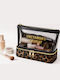 Jetbags Rz11136-39 Νεσεσέρ Καλλυντικών & Makeup Organizer Ταξιδιού Leopard Μεγάλης Χωρητικότητας 25x25x14.5cm