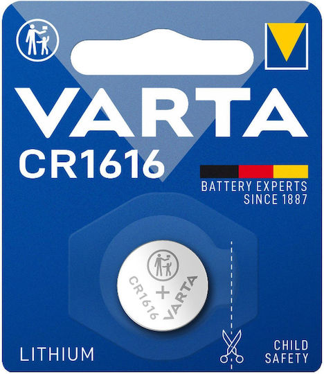 Varta Cr 1616 Lithium Uhrenbatterie Münzknopfzelle Für Fernbedienung Uhr Waage 3V