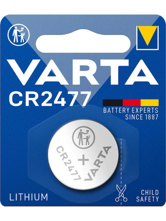 Varta Cr 2477 Lithium Knopfzellenbatterie Für Uhr Fernbedienung Waage 3V