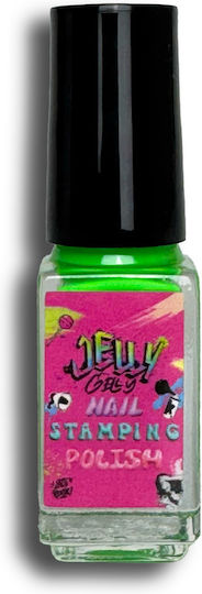 Jelly Gelly Ojă Pentru Unghii Cu Gel Neon Verde 5ml