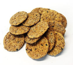 Crackers Din Orez Integral Cu Susan Și Ardei 500g Crackers Din Orez Integral Cu Susan Și Ardei 500g