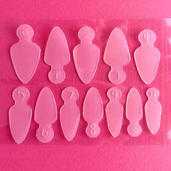 Jelly Gelly Silicone Pads Dual Forms Shape Nr 4