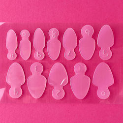 Jelly Gelly Silicone Pads Dual Forms Shape Nr 1