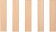 Wooden Wicks Candles 75x15x1 Mm 5 Pieces
