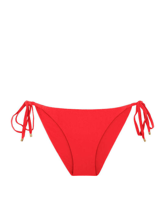 Bikini Brazil με Κορδονάκια Comfy-red