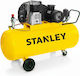 Stanley Einphasiger Luftkompressor 94dB mit Leistung 3hp und Luftkammer 200lt
