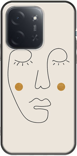 Θήκη Sleeping Beauty Xiaomi Poco C85 4g Black Tpu Μαύρη Σιλικόνη