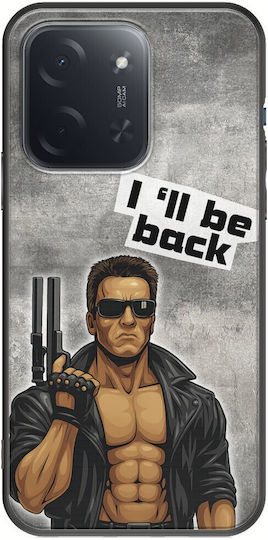 Epic Quotes I'll Be Back Xiaomi Poco C85 4G Black TPU Silicone Case