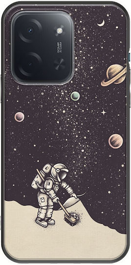 Калъф Space Dust Xiaomi Poco C85 4g Черен TPU Черен Силикон