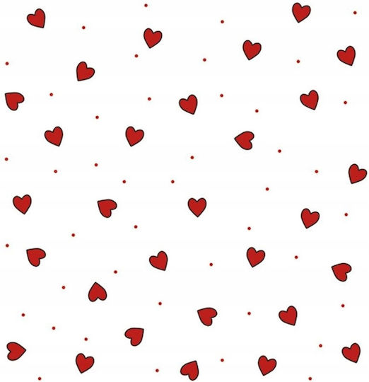 Paper Napkins Red Hearts Valentine's Day 33x33cm 20pcs