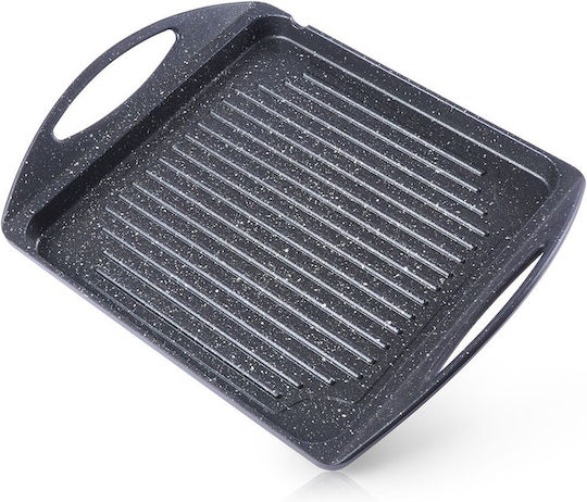 Orion Placă de Copt Antiaderentă cu Suprafață Ceramică Striată 34cm x 26.5cm
