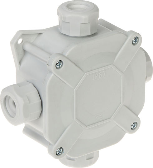 Elektro Plast Junction Box Outdoor Placement Branching Waterproof IP67 in Grey Colour