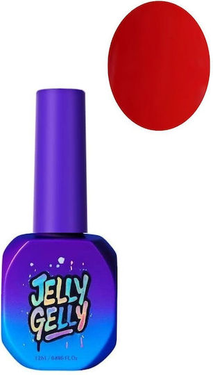 Jelly Gelly Ojă Pentru Unghii Cu Gel Scarlet 12ml