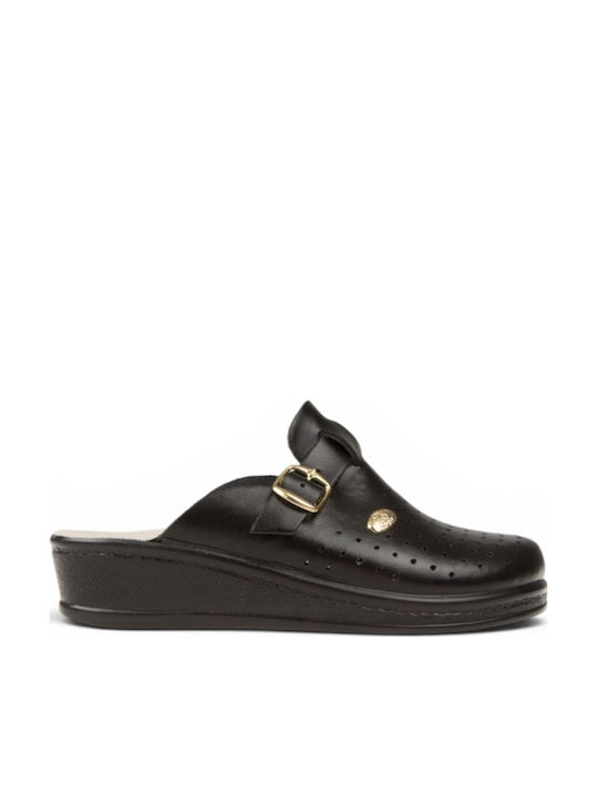 Milly Lily Damen Holzschuhe Schwarze