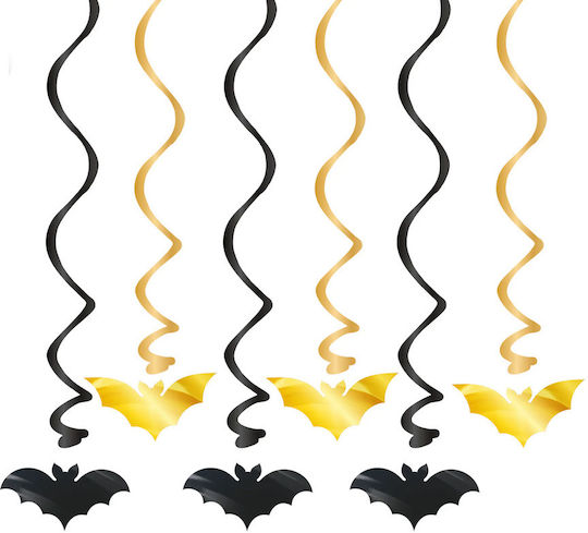 Bat Twists Halloween Decoration 6pcs