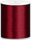 PartyDeco Satin Band Rote 25m