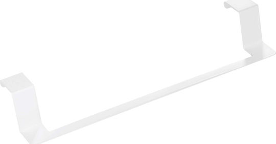 Deante Single Wall-Mounted Bathroom Rail with Screws White