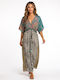 Sommer Maxi Abendkleid Türkis