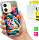 Husă Telefon Oppo A5x Fonneo Photo Back Cover Iepure + Sticlă 9h