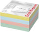 Biletele De Memorie Blocnotes Cub Erichkrause 75x75mm 400 Foi De Hârtie 4 Culori 61669