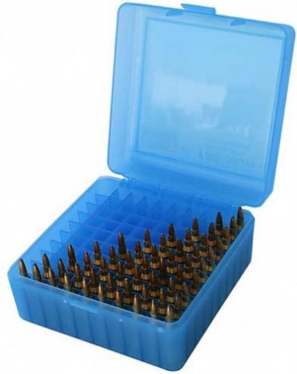 Mtm 7.62*51mm 100 Pcs Clear Blue