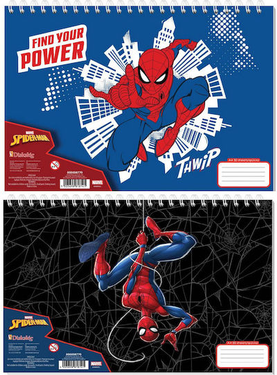 Блок За Рисуване Spiderman A4 30 Листа 000508770 Случаен Дизайн
