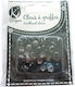 Black Decorative Pins 10mm 30pcs