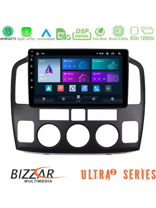 Bizzar Auto-Audiosystem für Suzuki Grand Vitara 2003 – 2005 Bluetooth USB Eingebautes Wi-Fi GPS Apple CarPlay Android Auto mit Touchscreen 9 Zoll