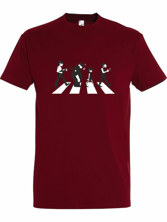 Unisex T-shirt "Gorillaz On Abbey Road" Chili