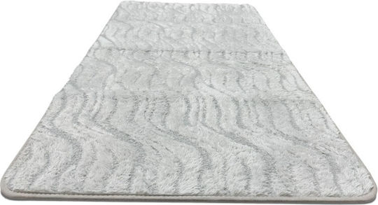To megalo pazari Tmp4990 Rutschfester Teppichläufer Grau 70x180cm
