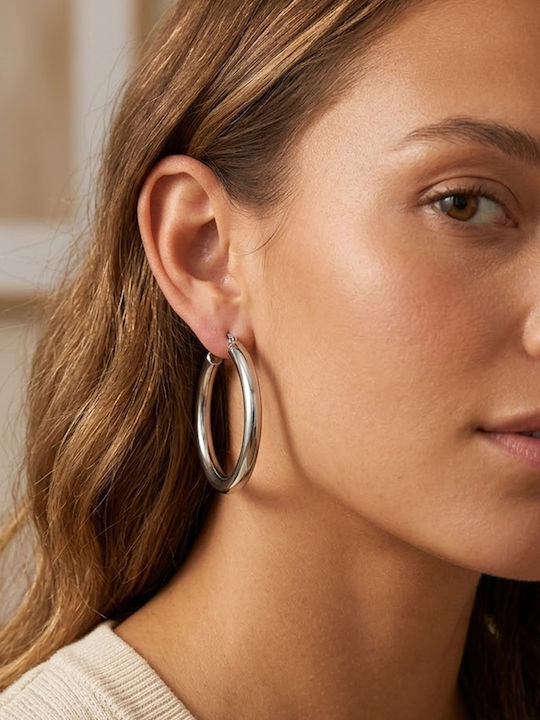 Meet Me At The Sunset Single Steel Hoop Earring Meet Me At The Sunset Single Steel Hoop Earring