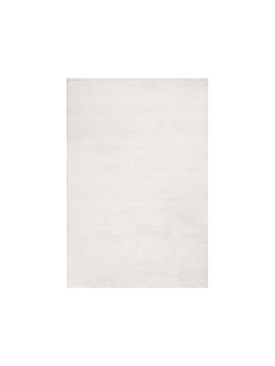 Beauty Home 9618 Rectangular White Living Room Rug 133x190cm 9618-133X190
